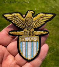 Load image into Gallery viewer, S S Lazio Football Club Blazer Badge Hand Made
