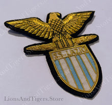 Load image into Gallery viewer, S S Lazio Football Club Blazer Badge Hand Made
