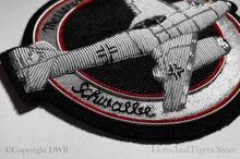 Load image into Gallery viewer, ME 262 WWII Messerschmitt Schwalbe Professionally Hand Embroidered Badge NEW
