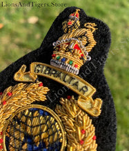 Load image into Gallery viewer, The Corps of Royal Marines Bullion Blazer Badge Gold
