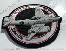 Load image into Gallery viewer, ME 262 WWII Messerschmitt Schwalbe Professionally Hand Embroidered Badge NEW
