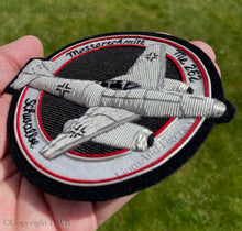 Load image into Gallery viewer, ME 262 WWII Messerschmitt Schwalbe Professionally Hand Embroidered Badge NEW
