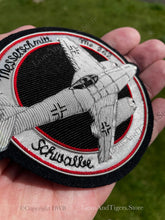 Load image into Gallery viewer, ME 262 WWII Messerschmitt Schwalbe Professionally Hand Embroidered Badge NEW
