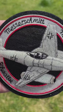 Load and play video in Gallery viewer, ME 262 WWII Messerschmitt Schwalbe Professionally Hand Embroidered Badge NEW
