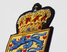 Load image into Gallery viewer, Denmark Coat of Arms Blazer Badge Danish Dansk Danmark
